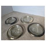 Mid century silverplated Crystal Starburst