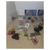 Assortment of key rings