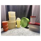 Vintage Tupperware Storage Boxes Bowls with lids