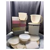 Vintage Tupperware Storage Measuring Bowls Chip