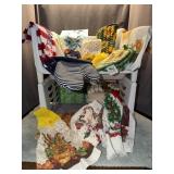 Kitchen Towels Dishcloths Hot Pads two stacking