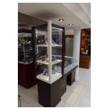 Single tower display case