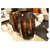 Guaxs Bottle Brown Glass Vase