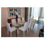 Cattelan Italia Dining Room Set Retail $27,200