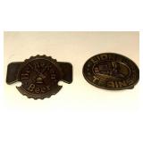 Vintage Metal Belt Buckle, Heineken Beer + ++