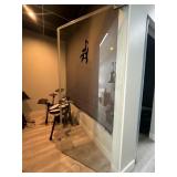 Clear Tempered Glass Door Heavy Duty Handle 36x 80