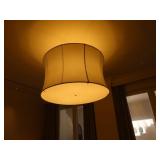 Lg Cloth Fabric Round Lamp