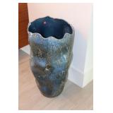 Ceramic Blue & Green Floor Vase