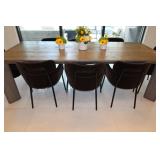 Set 8 Azalea Mink Velvet Dining Chairs