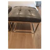 Sun Pan Leather Ottoman
