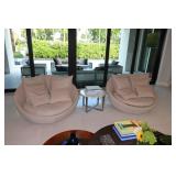 Pair Large Modani Loveseat