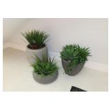 Set 3 Decorative Planters