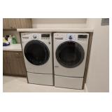 LG Direct Drive Washer & Pedestal
