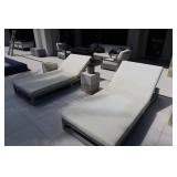 Pair Restoration Hardware Chair Loungers
