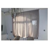 4 Panel Silk Curtain 1 Set