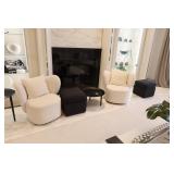 Pair Lucio Winged Lounge Chairs