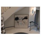 Abstract Art | Black Frame | 60 x 60"