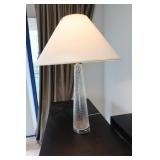 Pair Textured Table Lamps