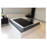 Cleo King Bed | Boucle