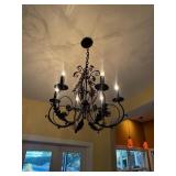 Metal Chandelier - 6 Lights