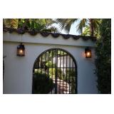 Mystic Black Wall Lanterns (3)