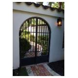 Aluminum Arched Double Gate