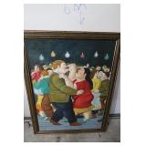 The Dancer Reproduction oil on canvas