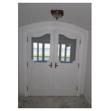 Vintage Arched French Doors