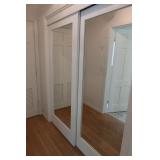 Sliding Double Panel Doors with mirrors