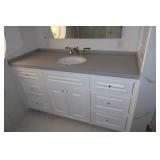 Single Sink Vanity with Rohl Faucet