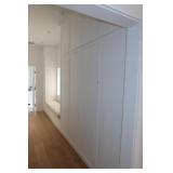 Master Wall Cabinets with bench