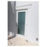 CGI Hurricane Impact Frosted Single Door