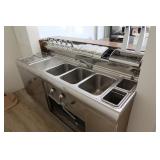 Vintage Fischman Antique Ice Cream Float Bar