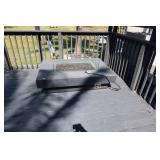 Large Glass Fire Pit 'Real Flame'