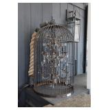Pair Bird Cage Chandelier