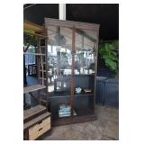 Restoration Hardware Industrial Glass Display Case