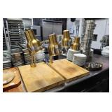 Dual Heat Lamp Carving Station