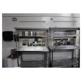 Expediter Station With Heat Lamps