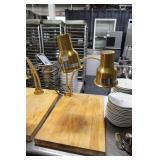 Dual Heat Lamp Carving Station