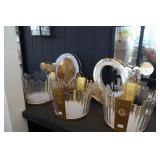 Cristal Ice Bucket Ensemble -5 Pcs