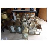 Misc. Size Glass & Brass Lanterns