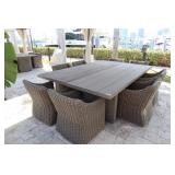 Restoration Hardware 11 Pc Table & 8 Chairs