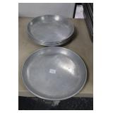 14.5' R Aluminum Rond Seafood Trays