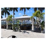 Set 4 RH Planters with Palms