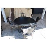 Set of 3 Round Table +12 Chairs