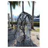 Metal Bird Cage Chandelier