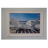 Beach Decor Print on Wood