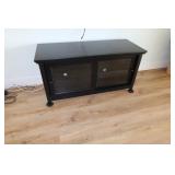 Glass Front Entertainment Cabinet