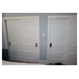 Pair Double Slider Closet Doors