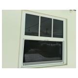PGT Frosted Single Hung Window